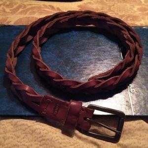 Levi Braided Leather Belt